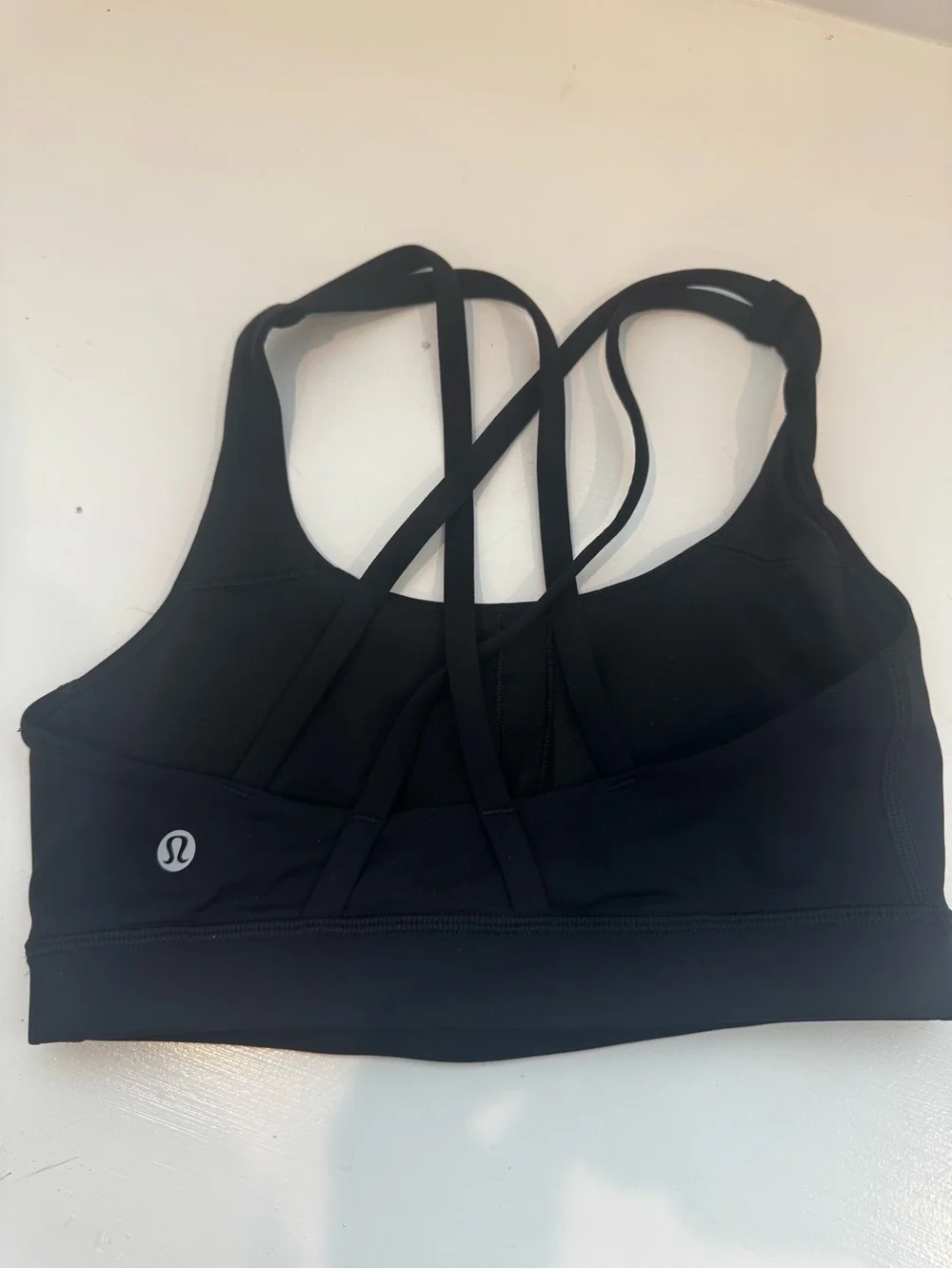 lululemon athletica Black Strappy Crossback Sports Bra